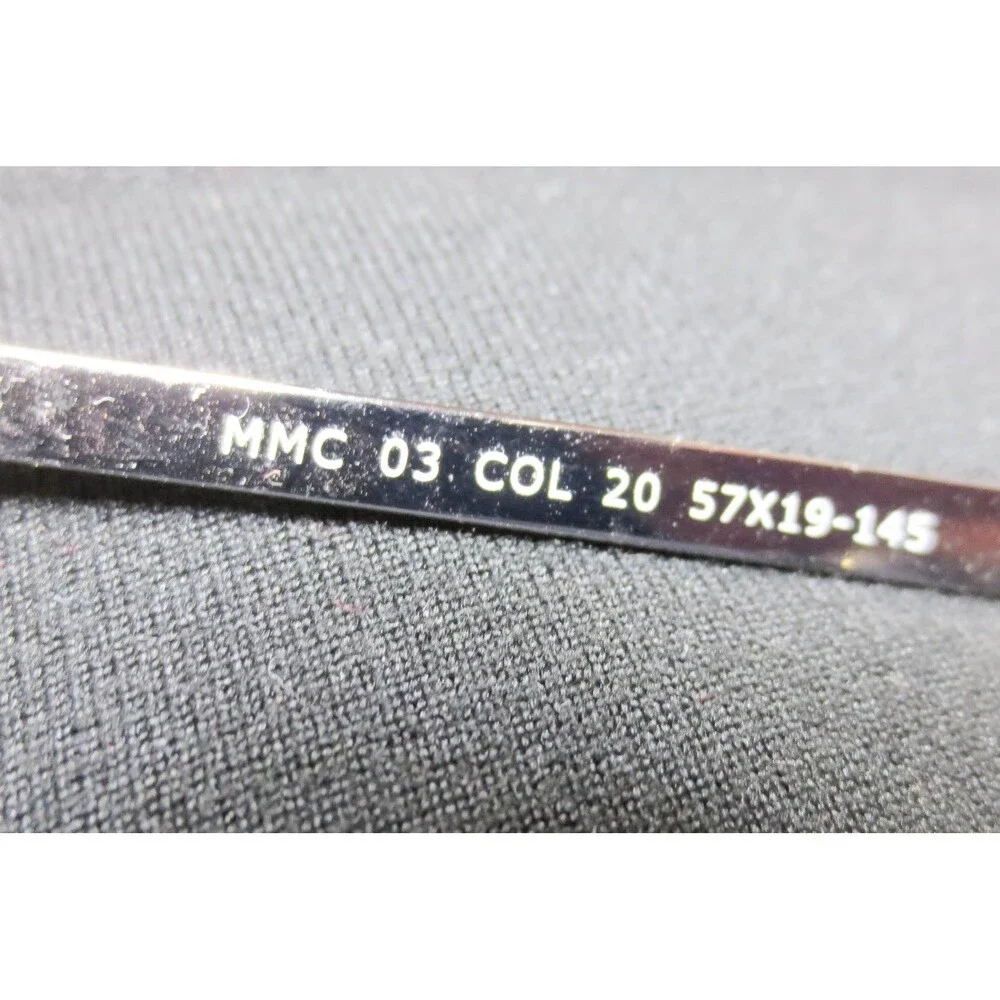 Max by Max Cole MMC 03 COL 20 Gunmetal Rectangular Eyeglasses 57-19-145